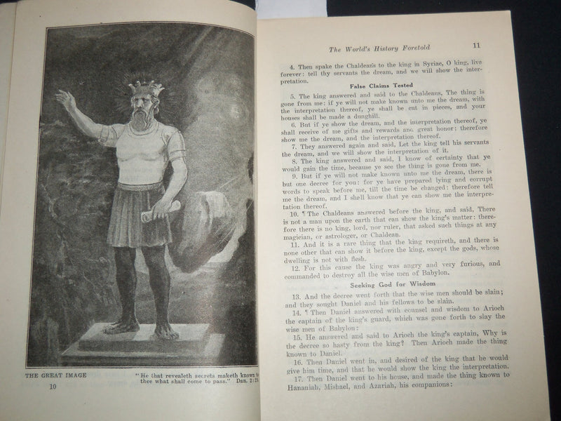 1925 TWO GREAT PROPHECIES MESSAGE TO ALL MANKIND SOFTCOVER BOOK - J 9297