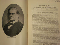 1925-1926 BULLETIN OF THE NEW YORK ACADEMY OF MEDICINE LOT OF 24 ISSUES - O 2115