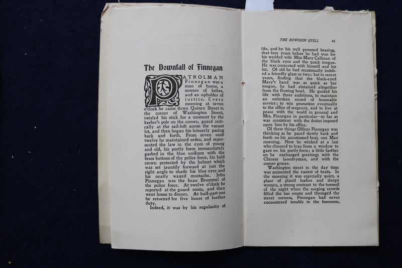 1910-1911 THEBOWDOIN QUILL SOFTCOVER BOOKS- LOT OF 2 - K 831
