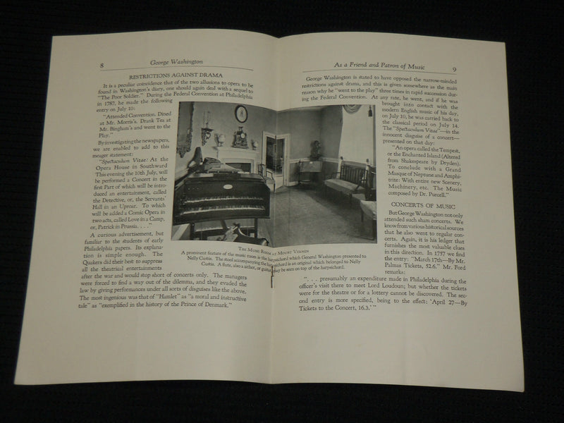 1931 TWO HUNDREDTH ANNIVERSARY PROGRAMS WASHINGTON BIRTHDAY LOT OF 4 - J 6945