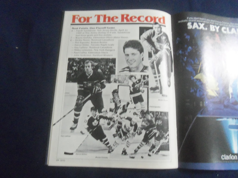 1989 NHL GOAL MAGAZINE - STANLEY CUP COVER - VOLUME XVI , ISSUE 14 - SP 6483N