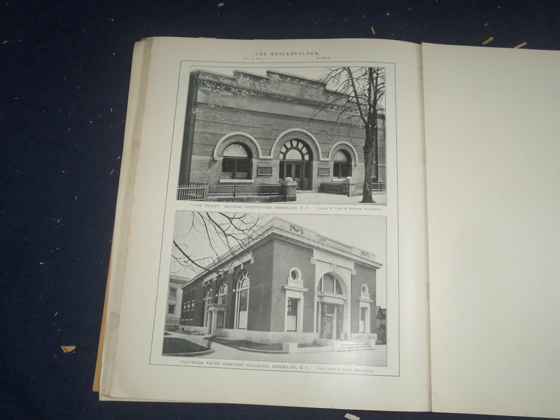 1906 FEBRUARY THE BRICKBUILDER MAGAZINE - AN ARCHITECTURAL MONTHLY - ST 528G