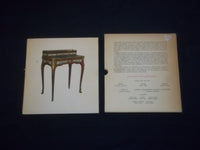1960'S FRENCH EIGHTEENTH CENTURY FURNITURE HARDCOVER BOOK BY G. SOUCHAL- KD 8146