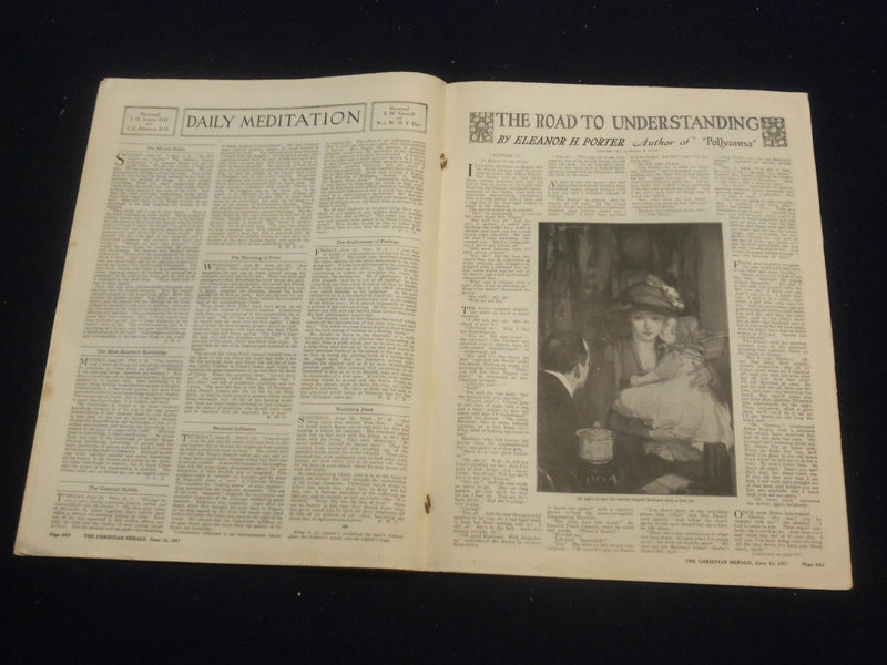 1917 JUNE 13 CHRISTIAN HERALD MAGAZINE - FOREST ROAD, SUNBEAMS DANCE - ST 6588