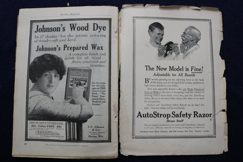 1913 NOVEMBER HEARST'S MAGAZINE - C.D. GIBSON COVER - JACK LONDON STORY - K 757