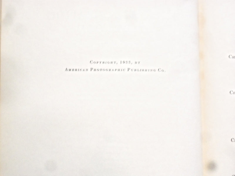 1933 THE PHOTOGRAPHIC DARKROOM HARDCOVER BOOK BY E.J. WALL - KD 8464