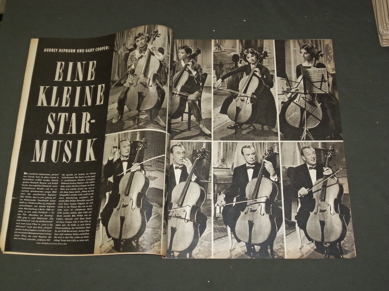 1956 OCT STAR REVUE (GERMAN) MAGAZINE-NICE COVER, PHOTOS, ARTICLES & ADS- B 3967