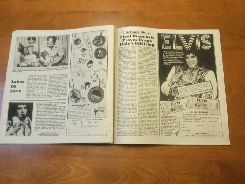 1978 SEP COUNTRY STYLE NEWSPAPER - REMEMBERING ELVIS, 20-PAGE TRIBUTE - NP 4767