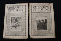 1901 SHOOTING AND FISHING MAGAZINE - LOT OF 19 - O 3696