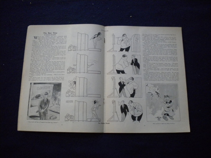 1930 OCTOBER 11 JUDGE MAGAZINE - THE GOAL RUSH - LENZ BRIDGE CONTEST - B 438K