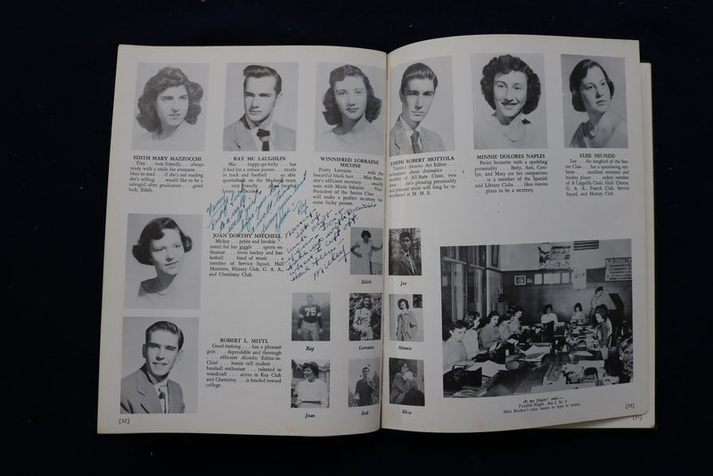 1950 ALEMBIC MADISON HIGH SCHOOL YEARBOOK - MADISON, NJ - YB 3471