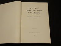 1958 BUILDING CONSTRUCTION HANDBOOK BY FREDERICK MERRITT - FIRST EDN - KD 5941