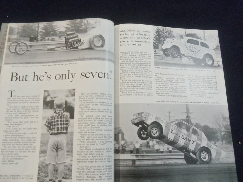 1968 APRIL U.S CAMERA AND TRAVEL MAGAZINE - NEW ENLARGING METER - SP 4714C