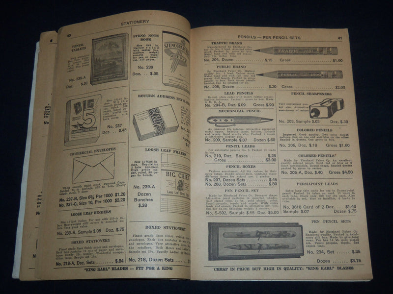 1940 THE HOUSE OF BARGAINS - RELIABLE JOBBING HOUSE CATALOG NO. 28 - J 9162