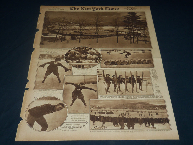 1920 FEBRUARY 29 NEW YORK TIMES PICTURE SECTION - CAPABLANCA - PHOTOS - NT 8771