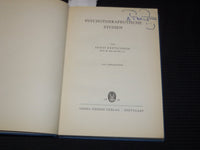 1949 PSYCHO THERAPEUTISCHE STUDIEN BOOK BY ERNST KRETSCHMER - GERMAN - KD 5634K