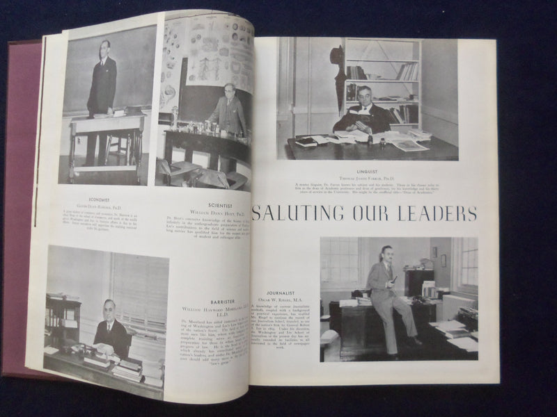 1939 CALYX WASHINGTON AND LEE UNIVERSITY YEARBOOK - LEXINGTON, VIRGINIA- YB 3047