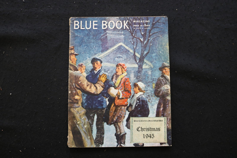 1945 DECEMBER BLUE BOOK MAGAZINE - HERBERT MORTON STOOPS COVER - E 10285