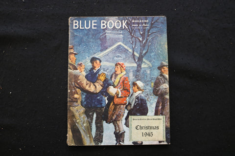 1945 DECEMBER BLUE BOOK MAGAZINE - HERBERT MORTON STOOPS COVER - E 10285