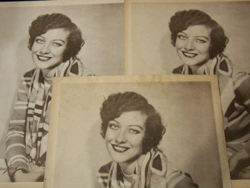 1920'S JOAN CRAWFORD PUBLICITY PHOTOS LOT OF 3 - 11x14 - #41