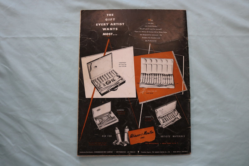 1953 NOVEMBER AMERICAN ARTIST MAGAZINE - A GREAT ILLUSTRATION COVER - E 26591
