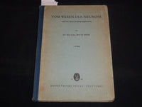 1949 VOM WESEN DER NEUROSE BOOK BY DR. ERNST SPEER - KD 5633M