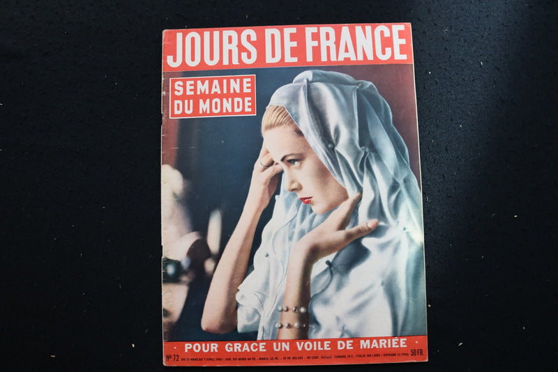 1956 APRIL 7 JOURS DE FRANCE MAGAZINE - GRACE KELLY COVER - E 25804