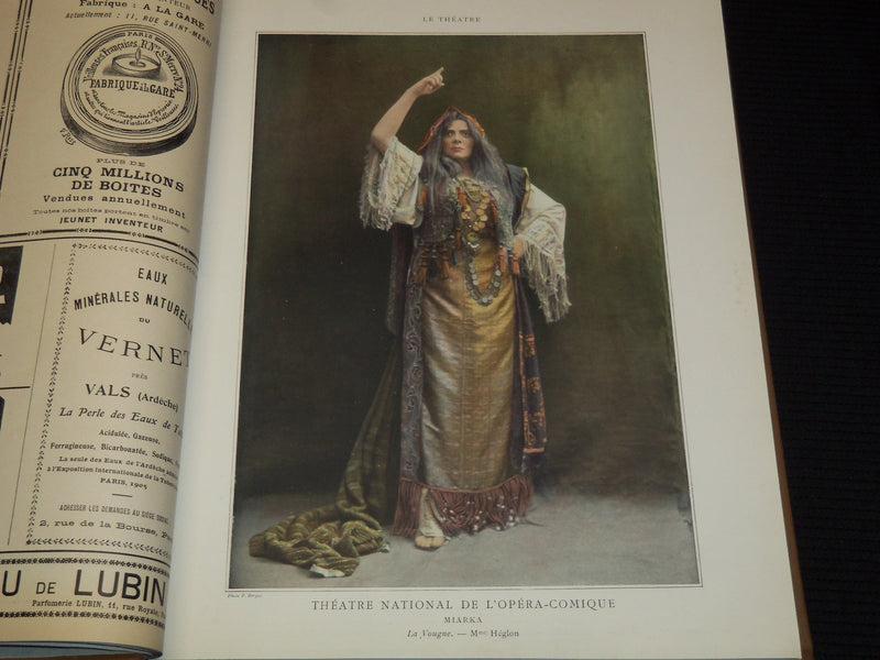 1906 JANUARY-JUNE LE THEATRE MAGAZINE BOUND VOLUME - 12 ISSUES - KD 2278F