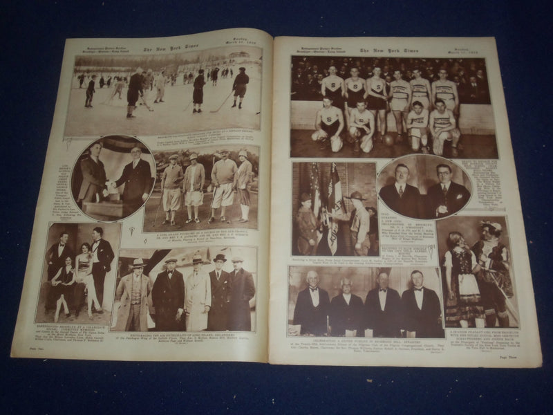 1929 MARCH 17 NEW YORK TIMES BKLYN-QUEENS-LONG ISLAND PICTURE SECTION - NP 4999