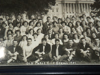 1951 OLD FORGE HIGH SCHOOL CLASS PHOTO - FRAMED - 21x13 - #207