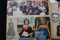 1950'S-1960'S TELEVISION STARS SCRAPBOOK -JAMES ARNESS - CHUCK CONNORS - E 24952