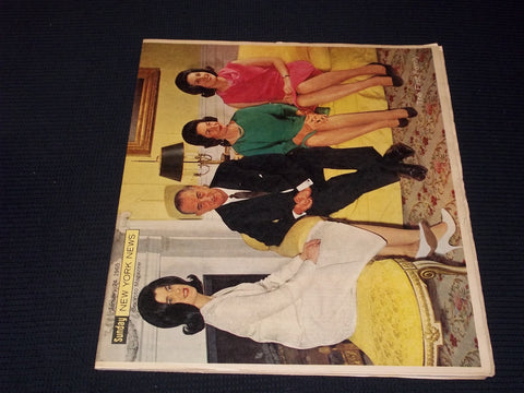1965 JANUARY 24 SUNDAY NEW YORK NEWS COLOROTO MAGAZINE - 1ST FAMILY - E 13042
