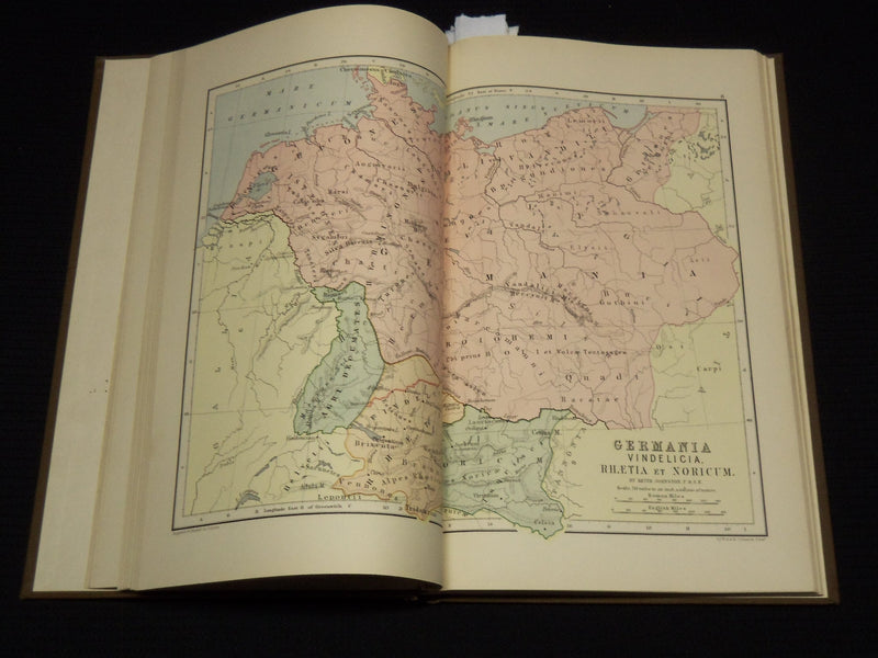 1897 GINN & COMPANY'S CLASSICAL ATLAS - 23 COLOR MAPS - KD 7967