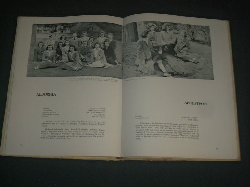 1943 LA CAMPANA NEW JERSEY STATE TEACHERS COLLEGE YEARBOOK - MONTCLAIR - YB 1664