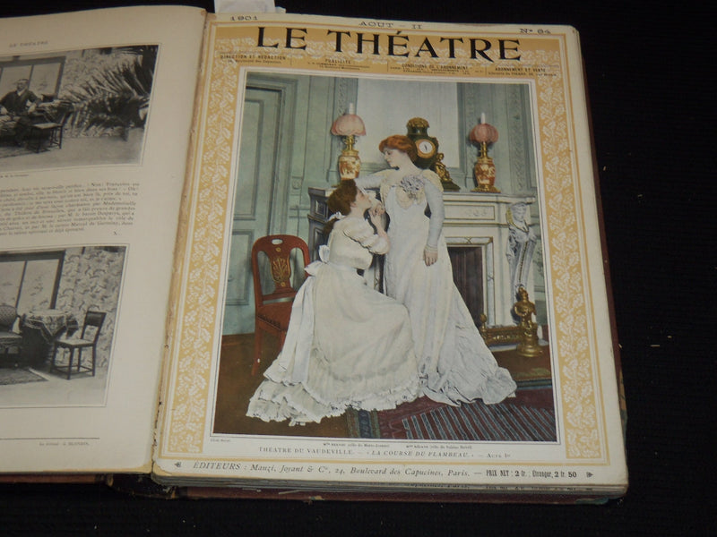 1901 JULY-DECEMBER LE THEATRE MAGAZINE BOUND VOLUME - 12 ISSUES - KD 2657F