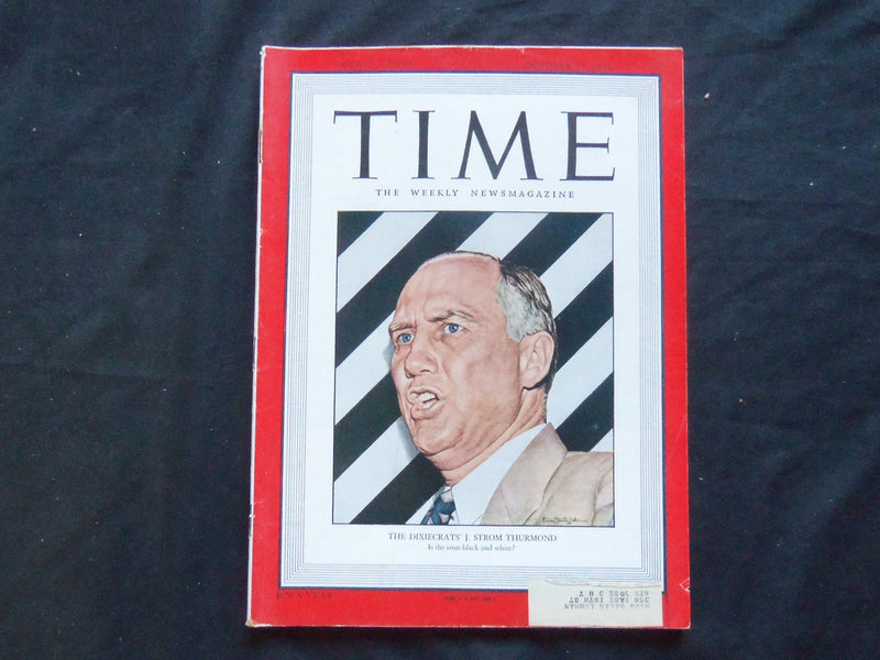 1948 OCTOBER 11 TIME MAGAZINE - J. STROM THURMOND - T 1143