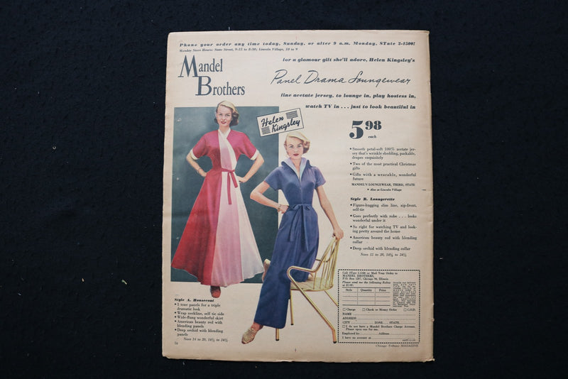 1953 NOV 29 CHICAGO SUNDAY TRIBUNE MAGAZINE - CHOOSE A DOG COVER - E 26343