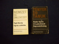 1978-1987 HUNGARIAN SOFTCOVER BOOKS - LOT OF 4 - KD 8070