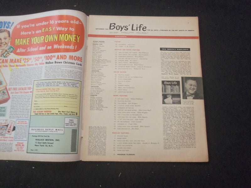 1963 SEPTEMBER BOYS' LIFE MAGAZINE - HOW TO MAKE THE VARSITY - ST 3770T