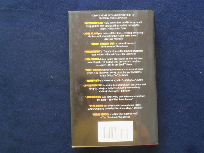 1998 MURDER ON THE RUN HARDCOVER BOOK - SIGNED BY PETER STRAUB - KD 9313