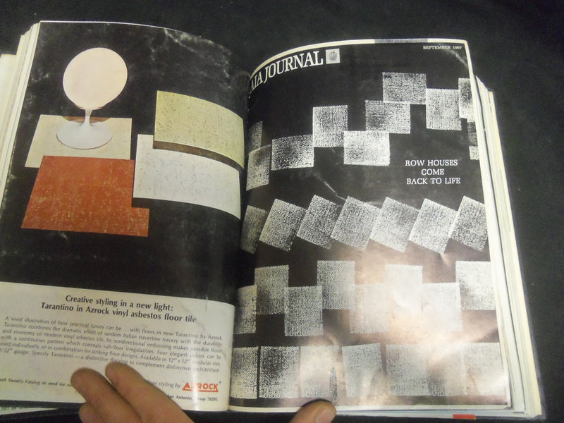 1967 AMERICAN INSTITUTE OF ARCHITECTS 2 BOUND VOLUMES - NICE PHOTOS - R 850