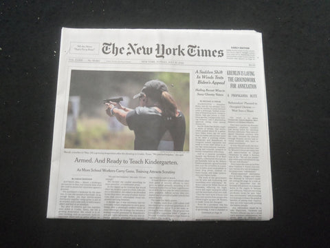 2022 JULY 31 NEW YORK TIMES - KREMLIN IS LAYING THE GROUNDWORK FOR ANNEXATION