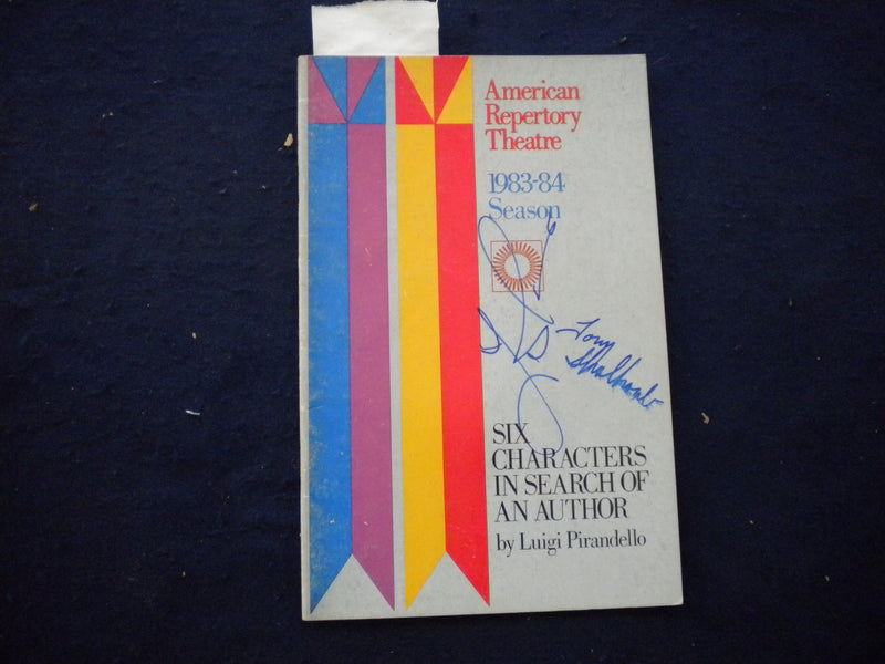 1983-1984 SIX CHARACTES IN SEARCH OF AN AUTHOR PROGRAM - TONY SHALOUB - J 8330