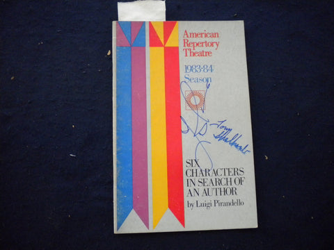 1983-1984 SIX CHARACTES IN SEARCH OF AN AUTHOR PROGRAM - TONY SHALOUB - J 8330