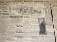 1907 JANUARY 18 THE BOSTON HERALD - THOUSANDS KILLED IN KINGSTON HORROR - BH 325