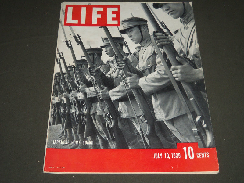 1939 JULY 10 LIFE MAGAZINE - JAPANESE HOME GUARD COVER - L 138