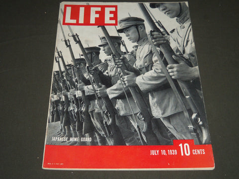 1939 JULY 10 LIFE MAGAZINE - JAPANESE HOME GUARD COVER - L 138