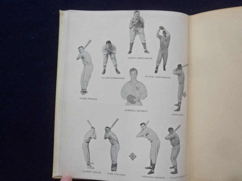1954 THE MILESTONE MILES CONSOLIDATED SCHOOL YEARBOOK - MILES, IOWA - YB 3053