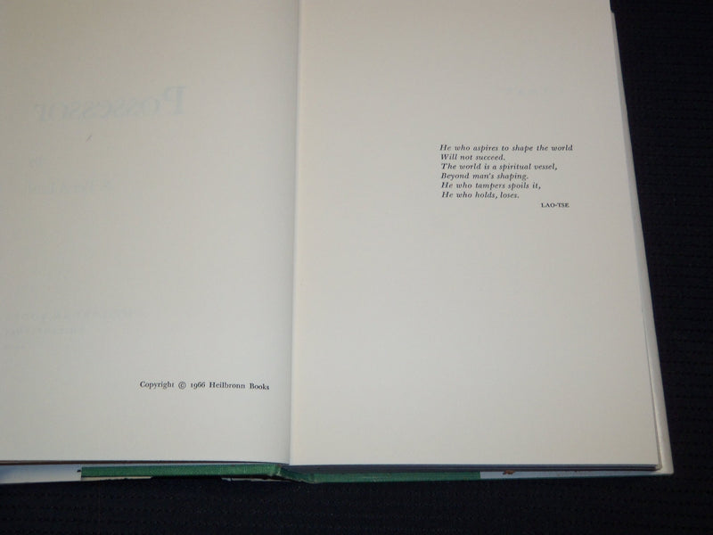 1966 POSSESSOR HARDCOVER BOOK SIGNED BY S. BERYL LUSH - KD 7689