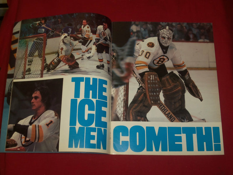 1976-77 BOSTON BRUINS OFFICIAL YEARBOOK - BRAD PARK, BUCYK, DON CHERRY - B 6343